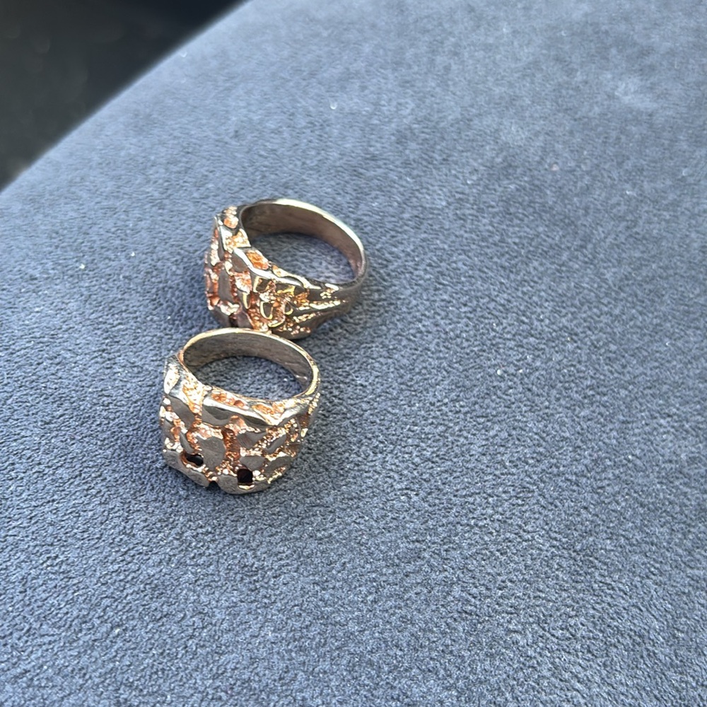 12g gold nugget rings.